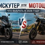 Максискутер или мотоцикл: что выбрать в 2026 году